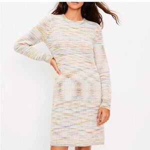 Rainbow sweater dress